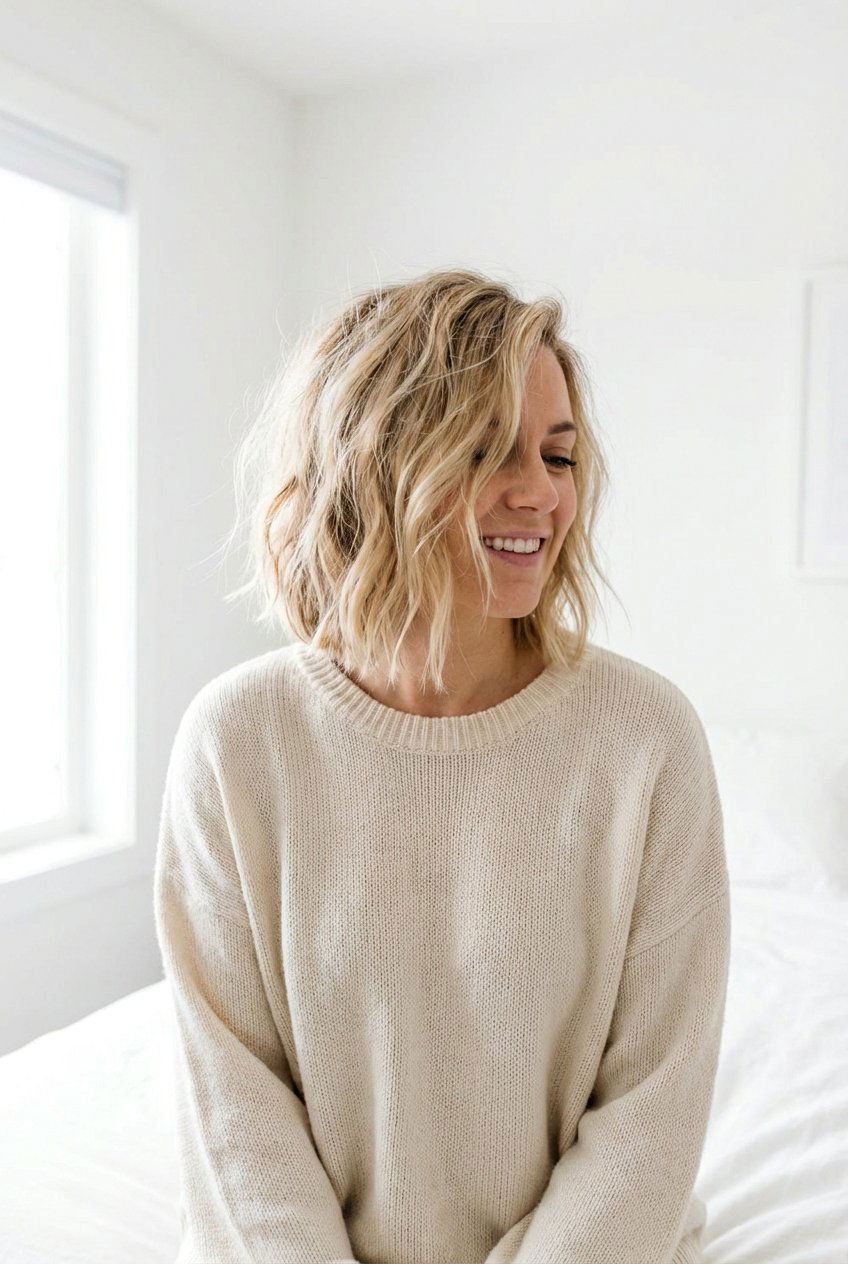 Messy Lob - 20 lob haircut for women - 20 lob haircut for women