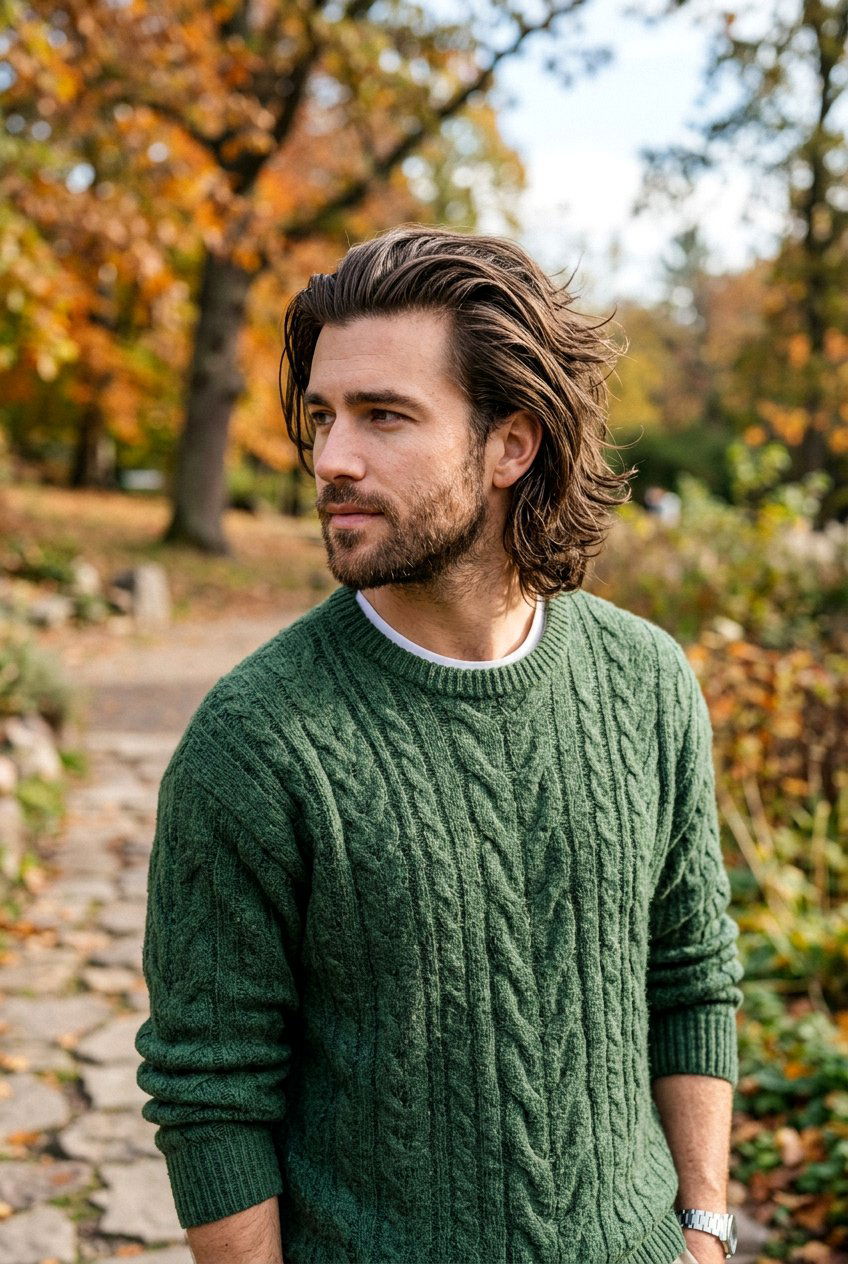 Messy Long Slick Back - 20 men long slick back haircut - 20 men long slick back haircut