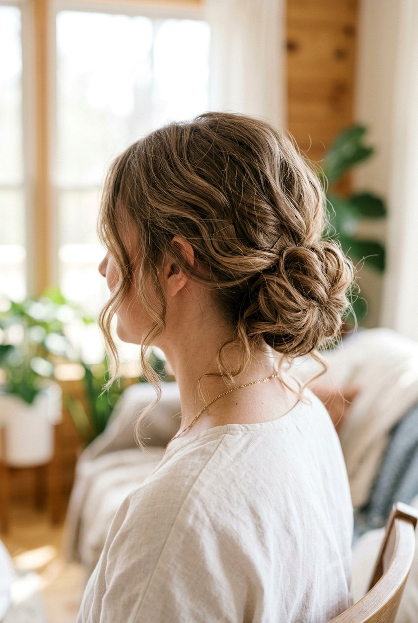 Messy Low Bun - 20 formal updo hairstyles - 20 formal updo hairstyles