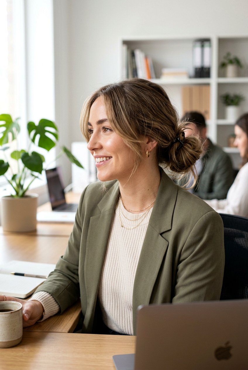 20 Easy Meeting Hairstyle for Women to Look Polished Fast