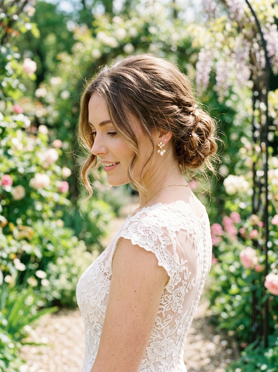 Messy Low Bun - 20 viral wedding hairstyle ideas - 20 viral wedding hairstyle ideas