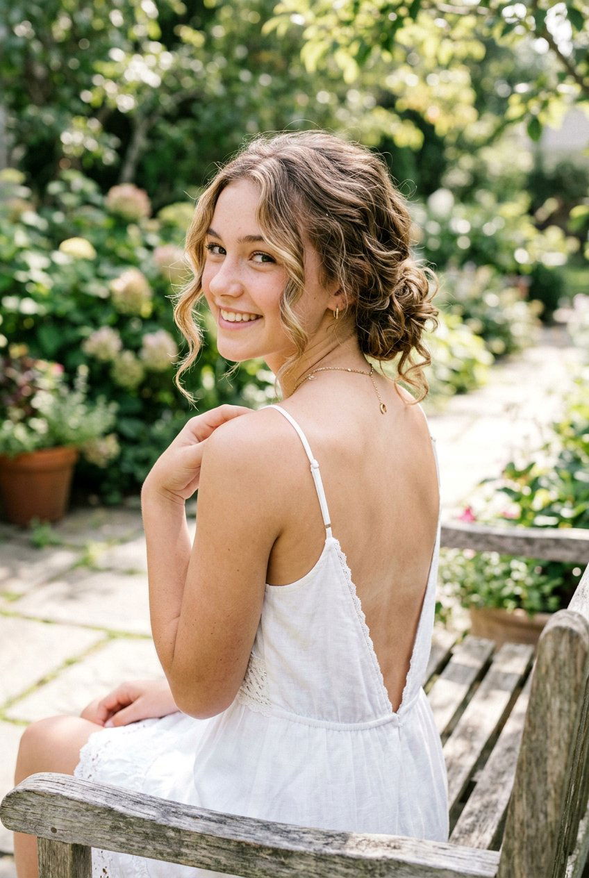 Messy Low Bun With Face Framing Pieces - 20 formal dance hairstyles for teens - 20 formal dance hairstyles for teens