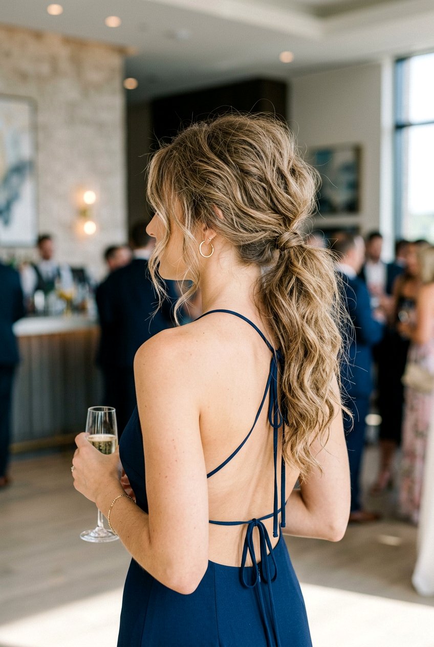 Messy Low Ponytail - 20 homecoming hairstyle with low ponytail - 20 homecoming hairstyle with low ponytail