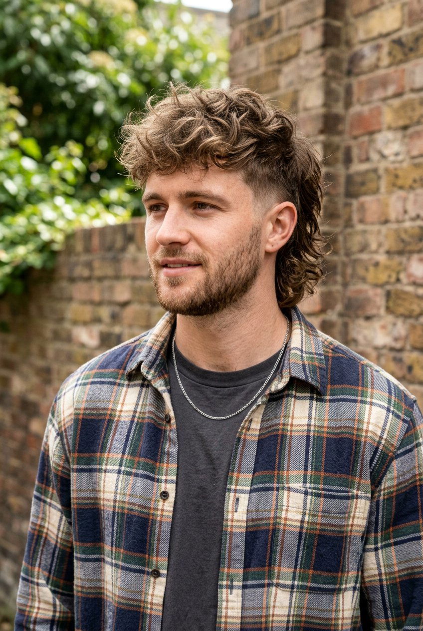 Messy Low Tapered Mullet - 20 long top short sides haircut men - 20 long top short sides haircut men