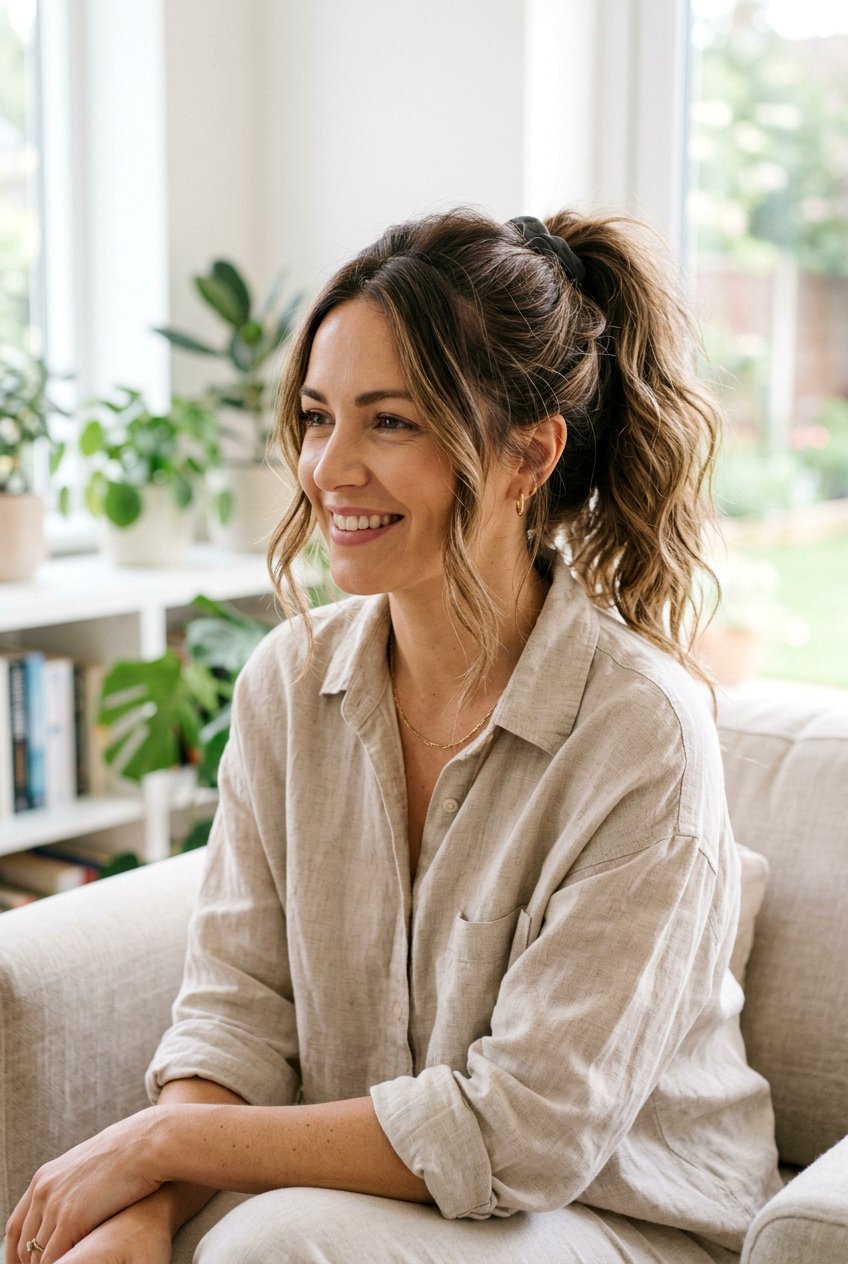 Messy Mom Ponytail For Work - 20 mom easy work ponytail hairstyle - 20 mom easy work ponytail hairstyle