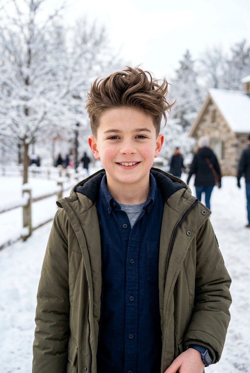Messy Quiff - 20 boys haircut ideas for fluffy hair - 20 boys haircut ideas for fluffy hair