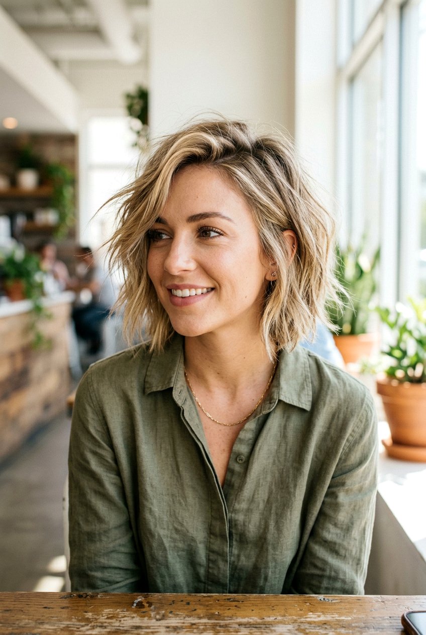 Messy Razor Cut Bob - 20 razor cut bob haircut - 20 razor cut bob haircut