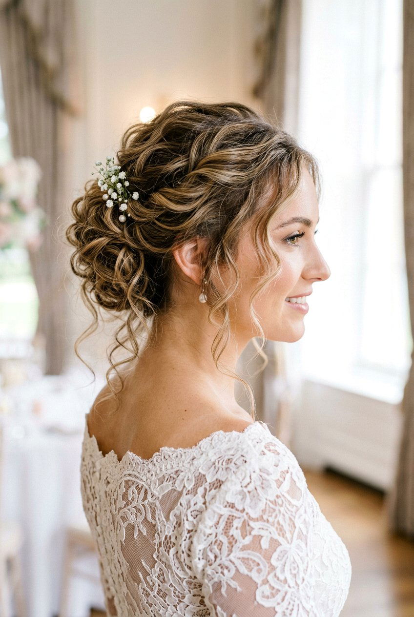Messy Romantic Pageant Updo - 20 pageant updo hairstyles - 20 pageant updo hairstyles