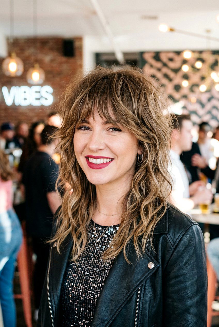 Messy Shag With Party Texture - 20 birthday hairstyles for women - 20 birthday hairstyles for women