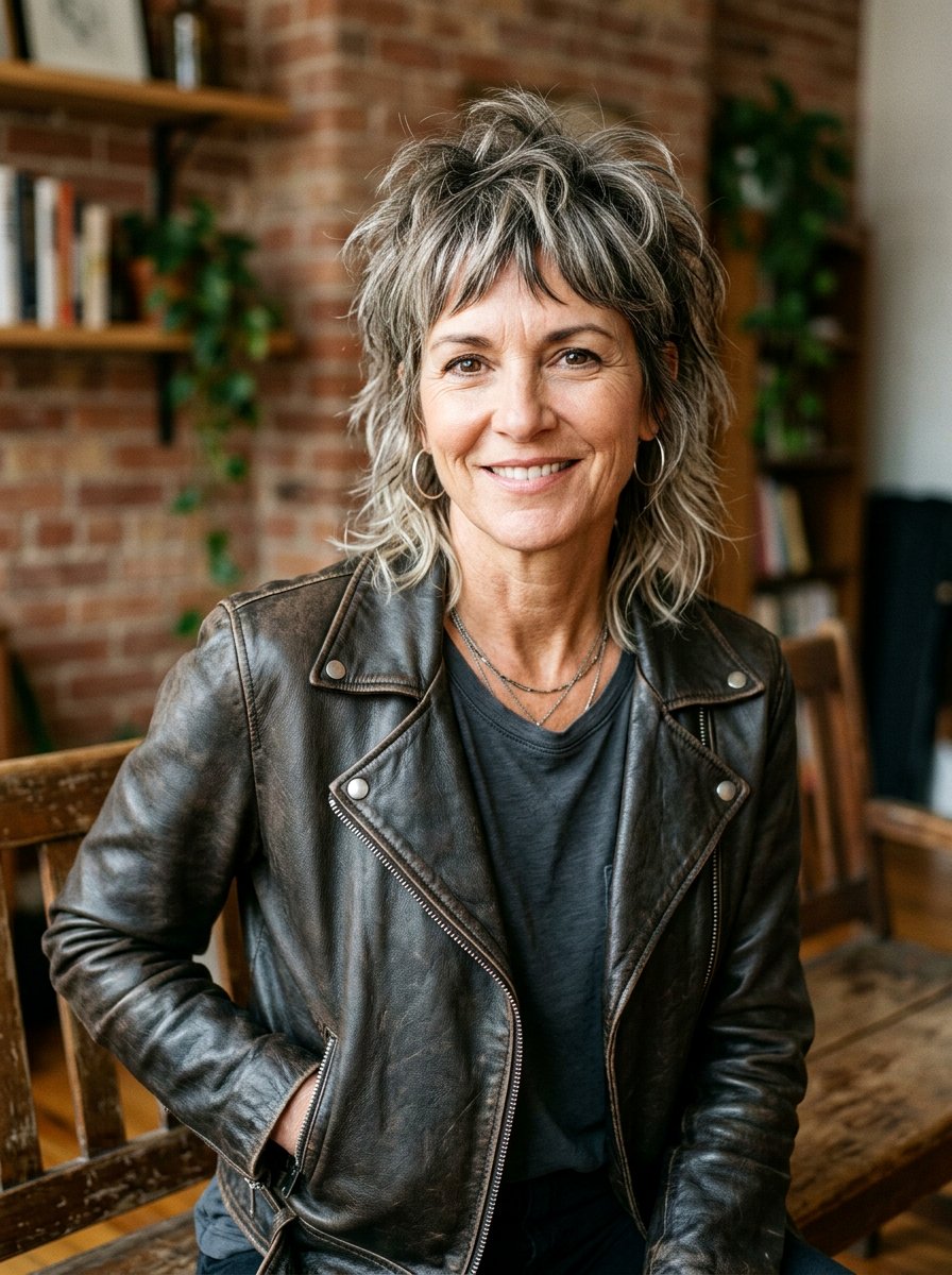 Messy Short Mullet - 20 short mullet for women over 50 - 20 short mullet for women over 50