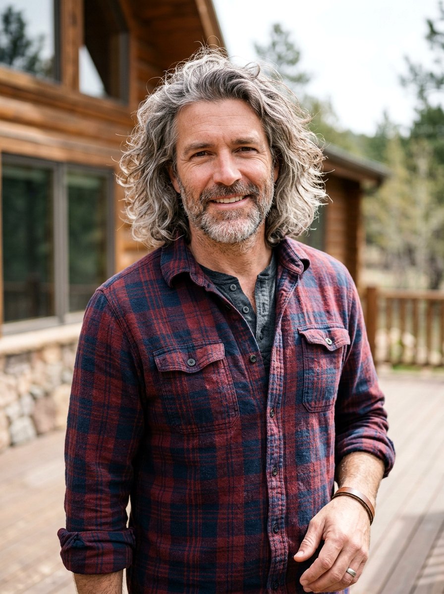 Messy Shoulder Length Waves - 20 shoulder length wavy haircut men - 20 shoulder length wavy haircut men