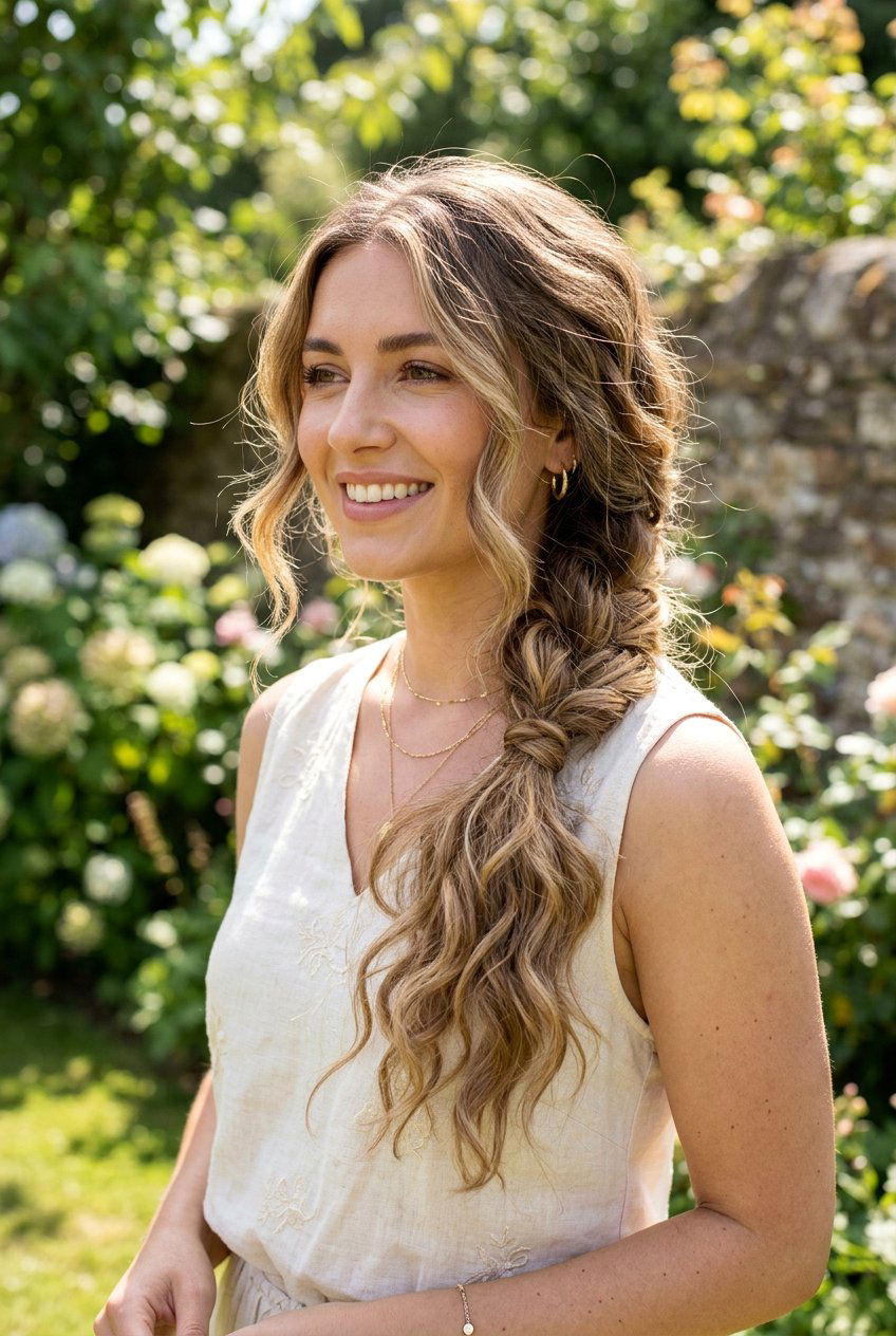 Messy Side Braid For Long Hair - 20 messy braid hairstyles - 20 messy braid hairstyles