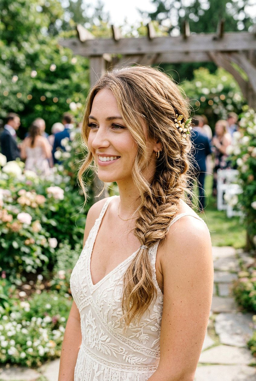 Messy Side Braid For Wedding Guest - 20 side braid for wedding guest - 20 side braid for wedding guest