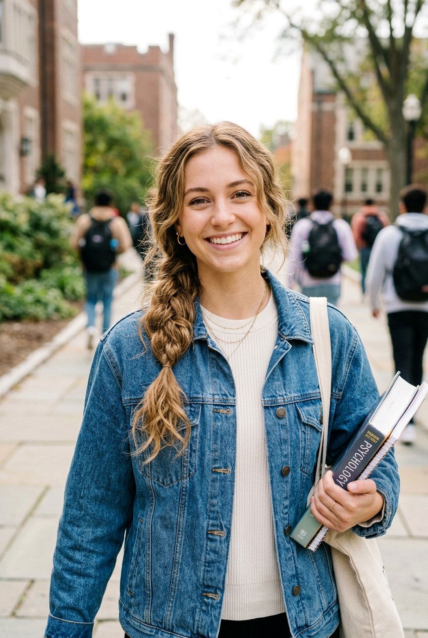 Messy Side Braid - 20 braid hairstyle for college girls - 20 braid hairstyle for college girls