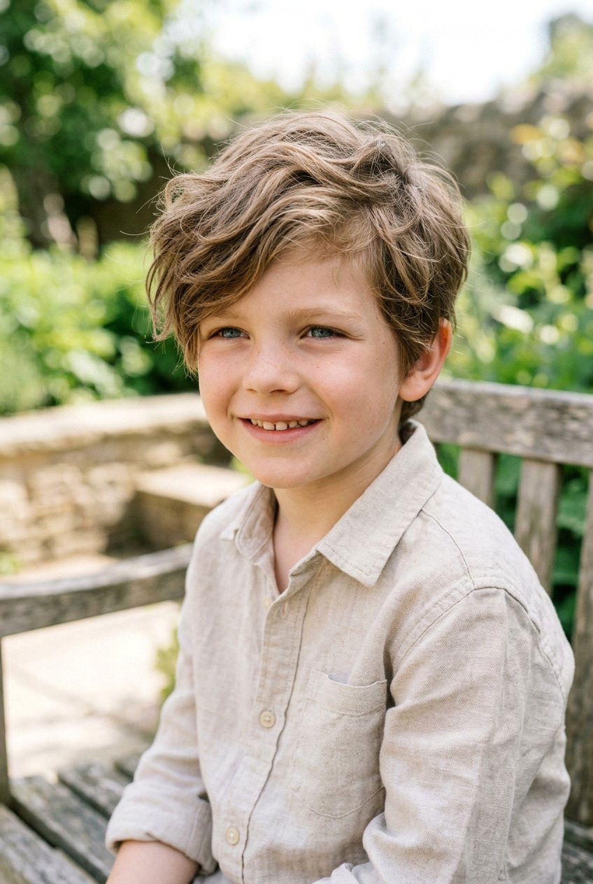 Messy Side Part - 20 little boy side part haircut - 20 little boy side part haircut