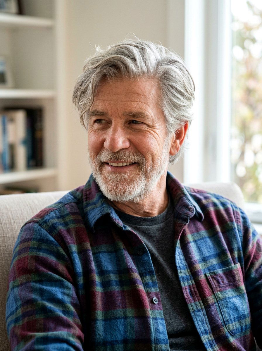 20 Sophisticated Older Men Hairstyles With Gray Hair To Try