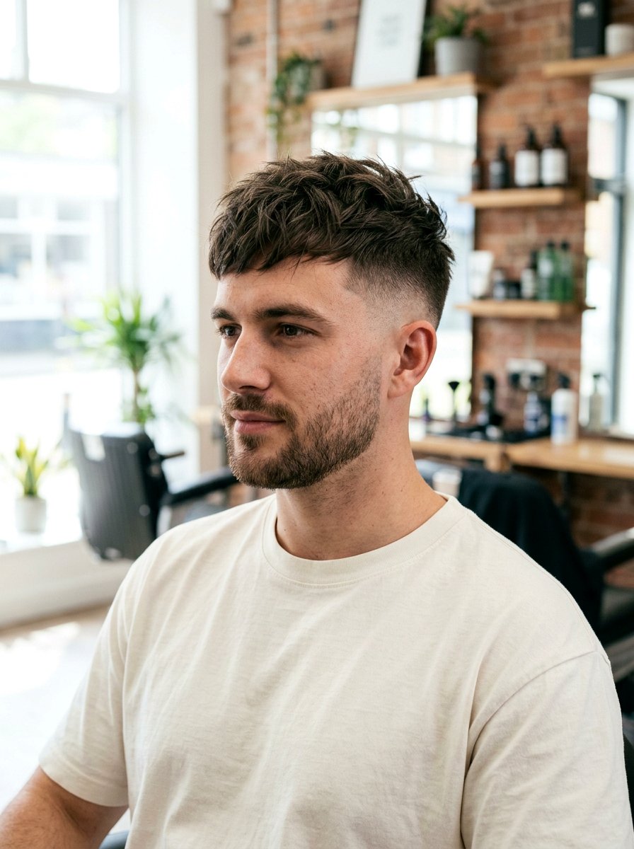 Messy Textured Crop With Skin Fade - 20 skin fade with textured crop - 20 skin fade with textured crop