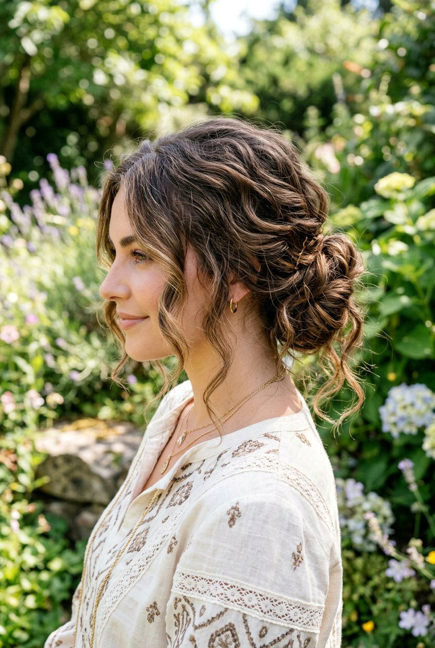 Messy Textured French Roll - 20 elegant french roll hairstyle - 20 elegant french roll hairstyle