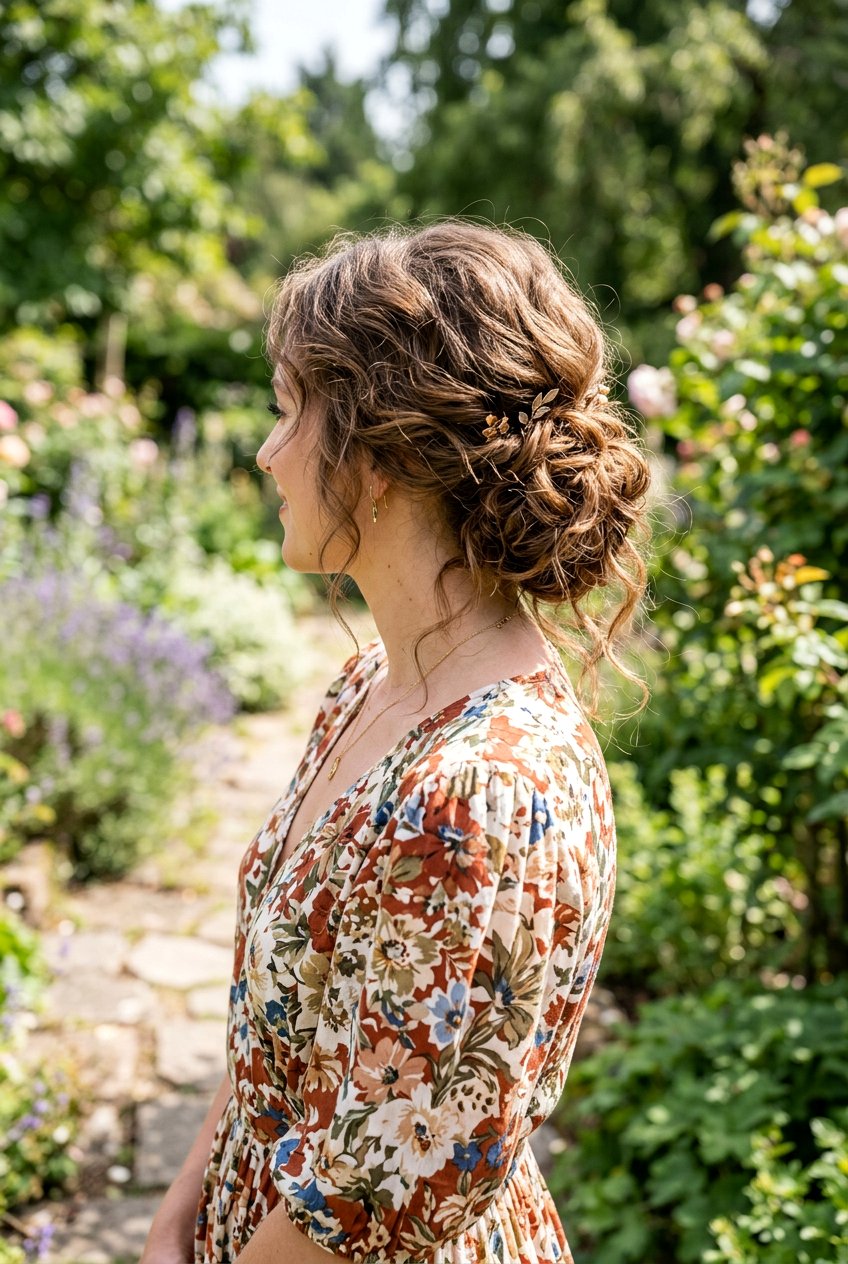 Messy Textured Low Chignon - 20 elegant low chignon for wedding guest - 20 elegant low chignon for wedding guest