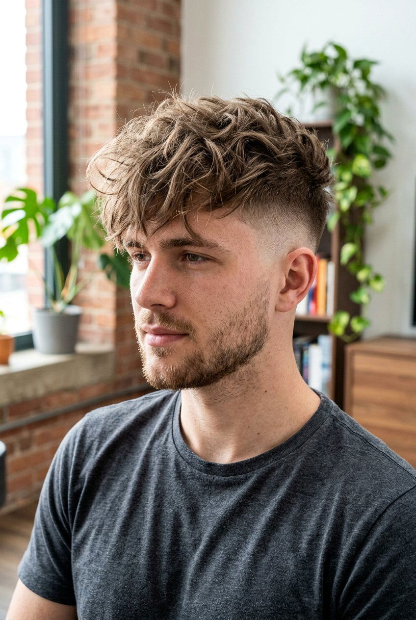 Messy Undercut - 20 undercut haircut for men - 20 undercut haircut for men