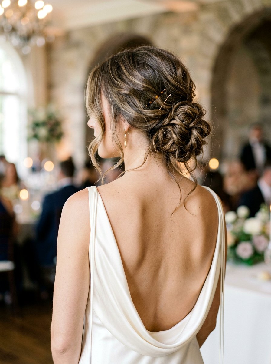 Messy Updo Medium Hair - 20 school dance hairstyles for medium hair - 20 school dance hairstyles for medium hair