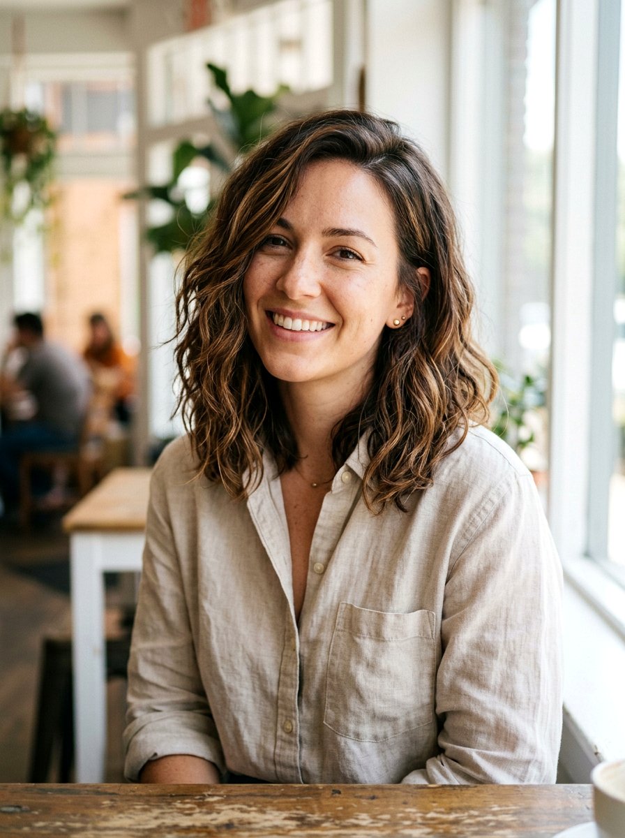 Messy Waved Lob - 20 easy lob styling ideas for women - 20 easy lob styling ideas for women