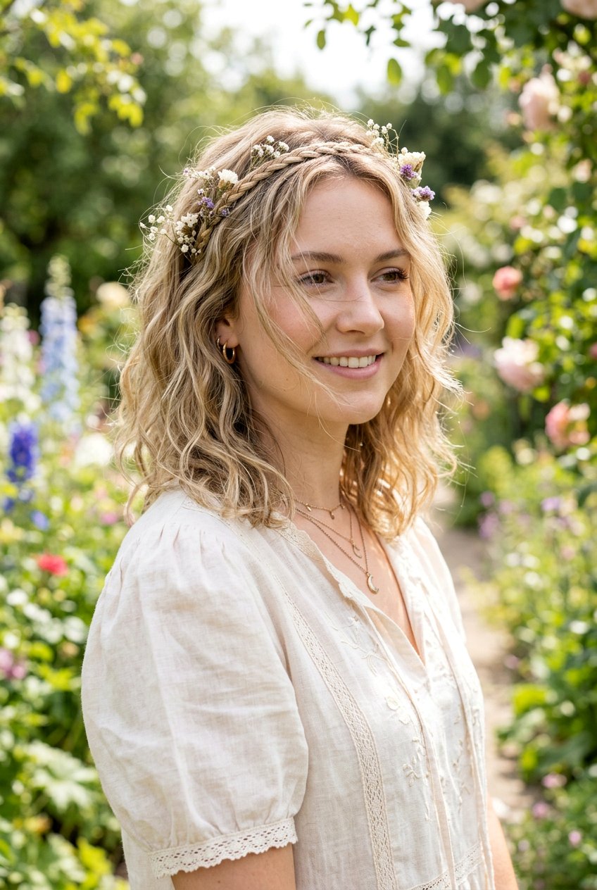 Messy Waves Fairycore Hair - 20 fairycore hairstyles for women - 20 fairycore hairstyles for women