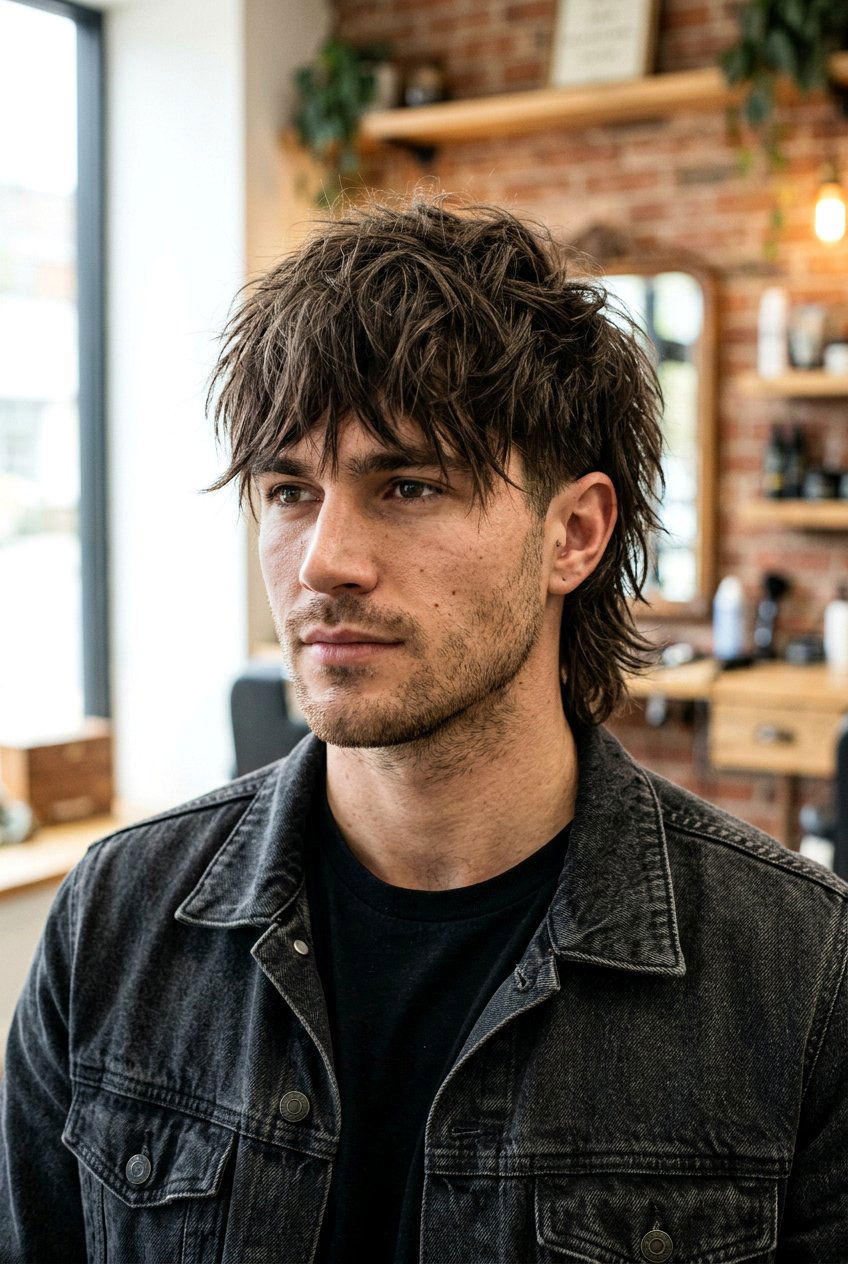 Messy Wolf Cut - 20 wolf cut men - 20 wolf cut men