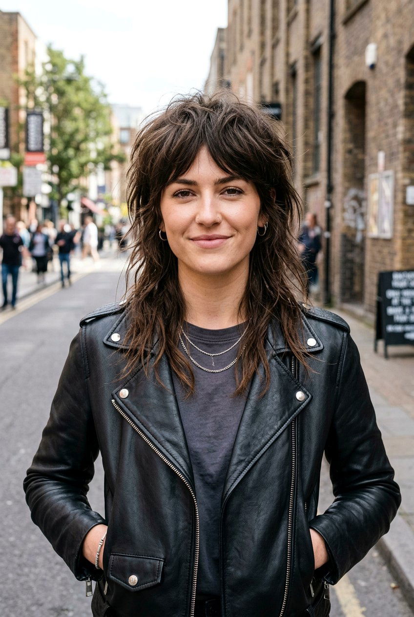 Messy Wolf Cut - 20 choppy haircut for fine hair women - 20 choppy haircut for fine hair women