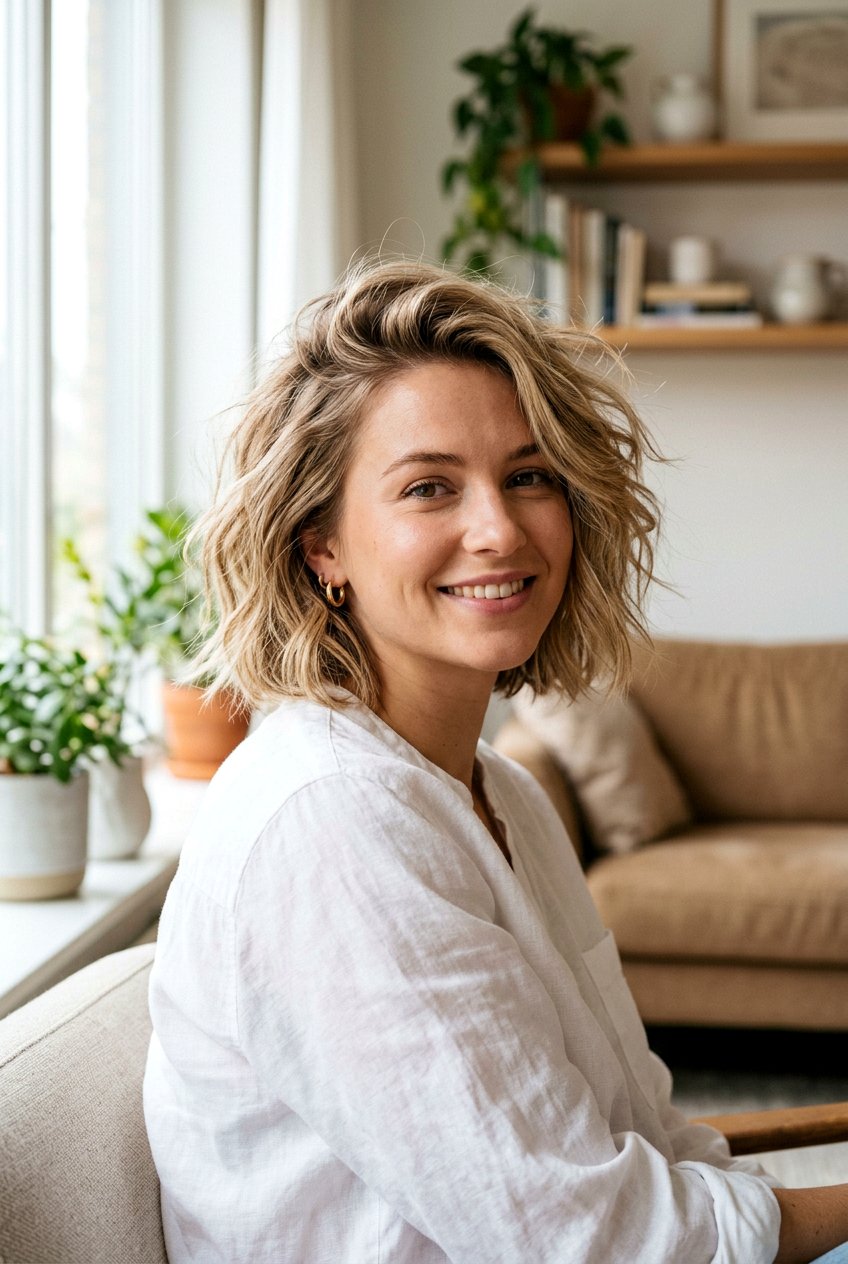 Messy bob for thin hair - 20 short bob haircuts for fine hair - 20 short bob haircuts for fine hair