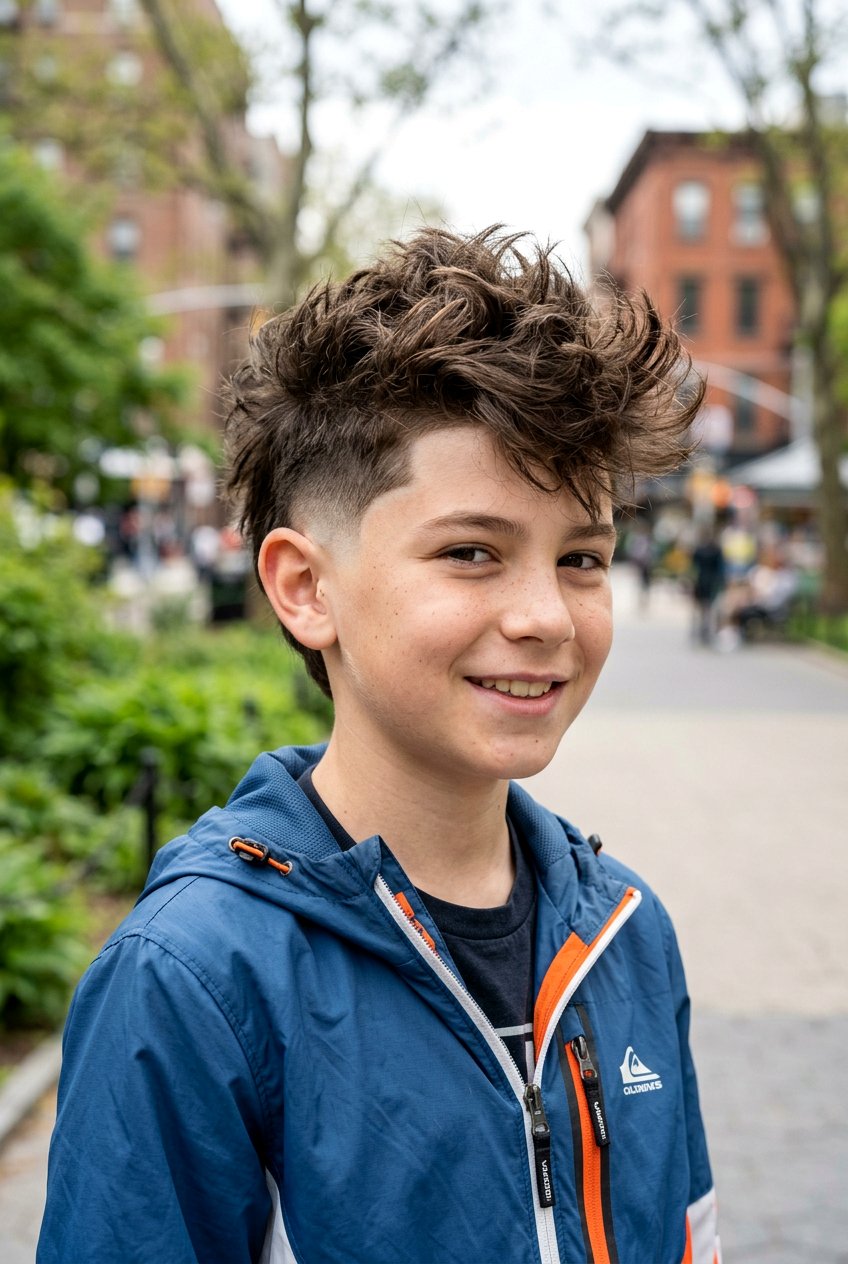 Messy burst fade mohawk - 20 burst fade mohawk for boys - 20 burst fade mohawk for boys