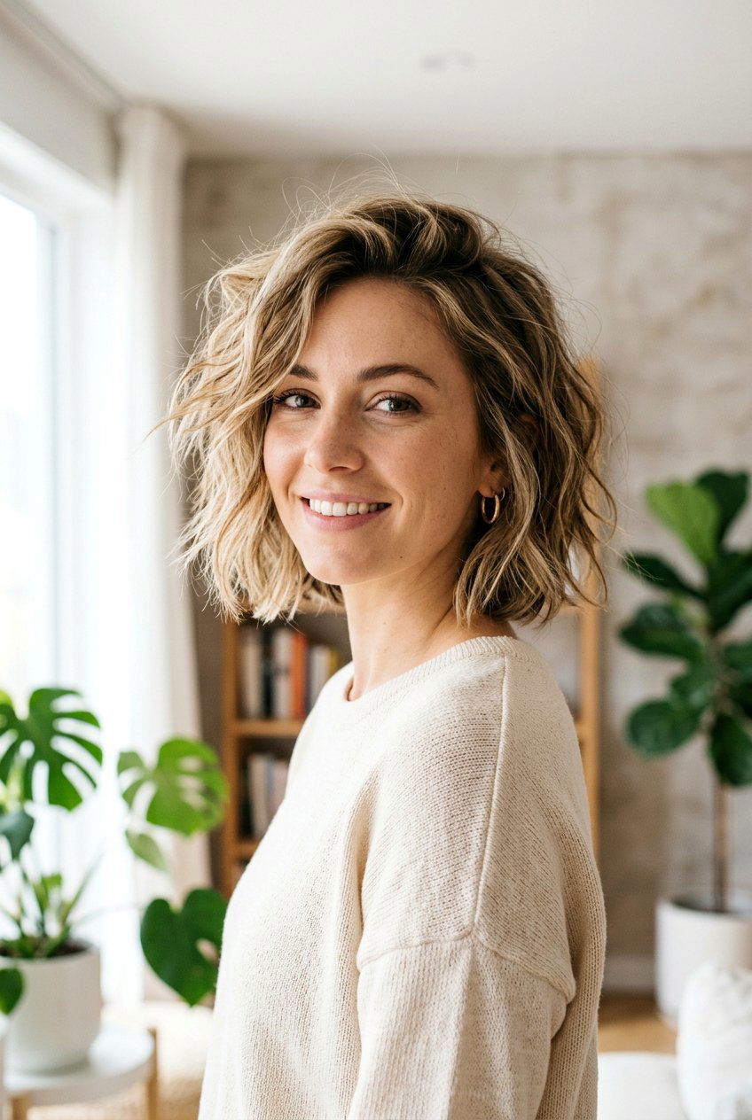 Messy chin length bob - 20 chin length bob haircut - 20 chin length bob haircut