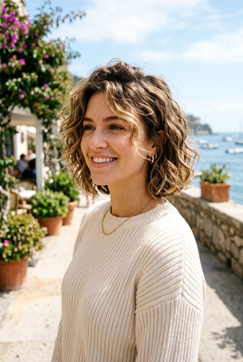 Messy curly bob - 20 curly bob hairstyles - 20 curly bob hairstyles