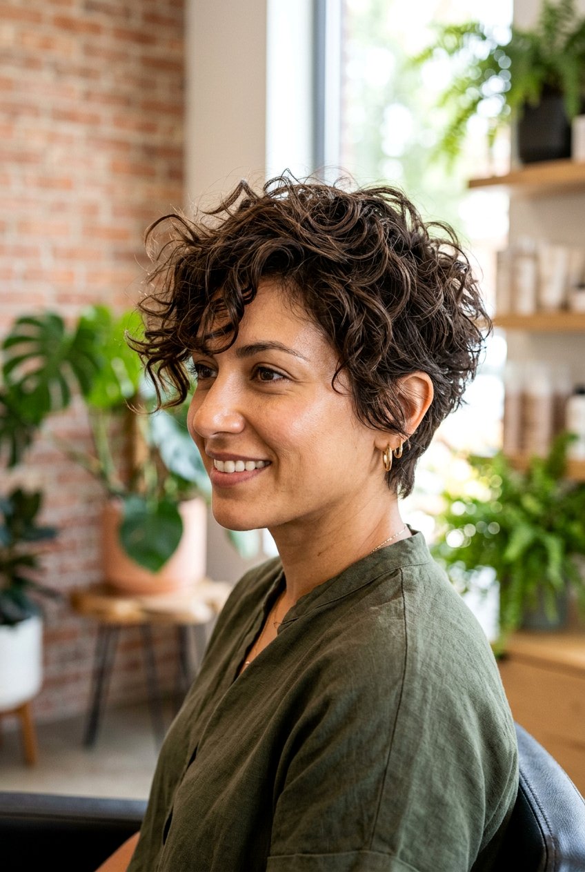 Messy curly pixie cut - 20 curly pixie haircut - 20 curly pixie haircut