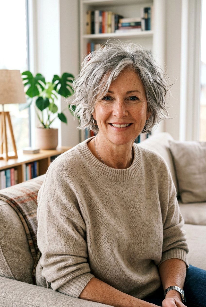 Messy gray bixie haircut - 20 modern gray bixie haircut - 20 modern gray bixie haircut