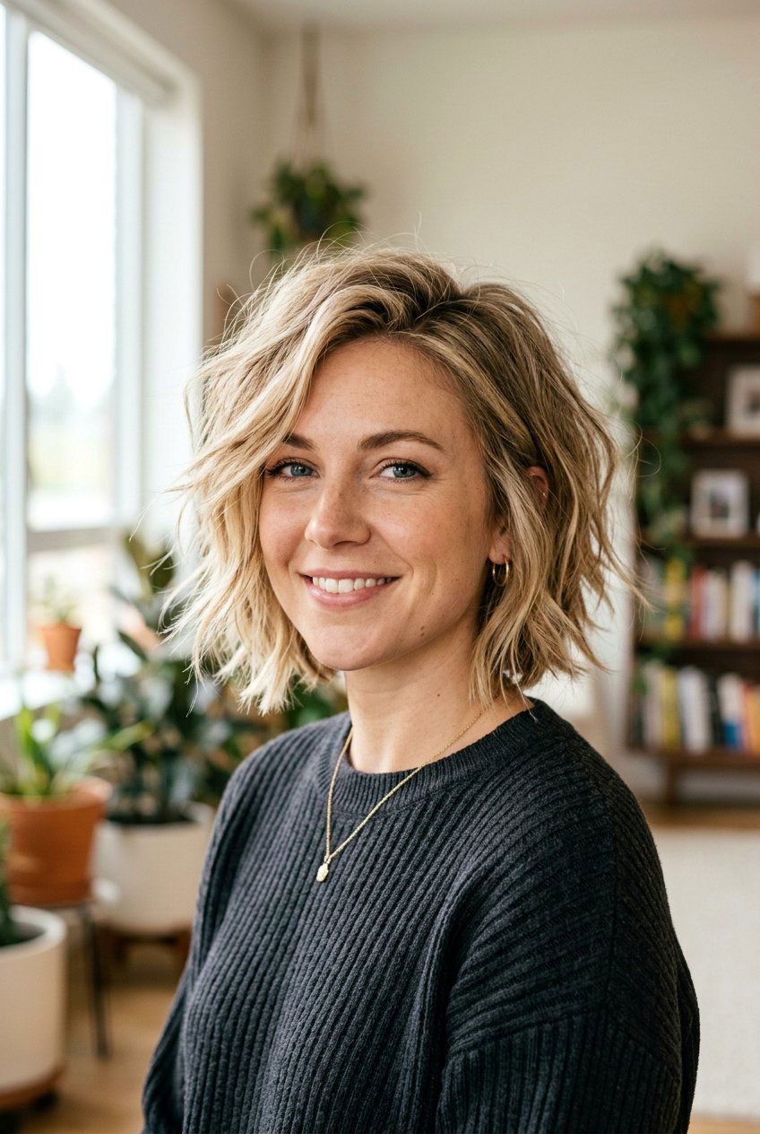 Messy layered bob - 20 short layered bob haircuts - 20 short layered bob haircuts