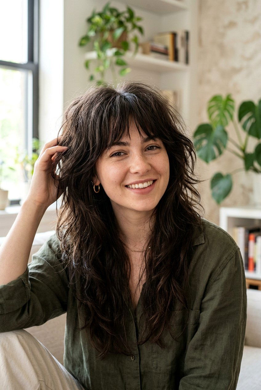 Messy long wolf cut - 20 long wolf cut - 20 long wolf cut