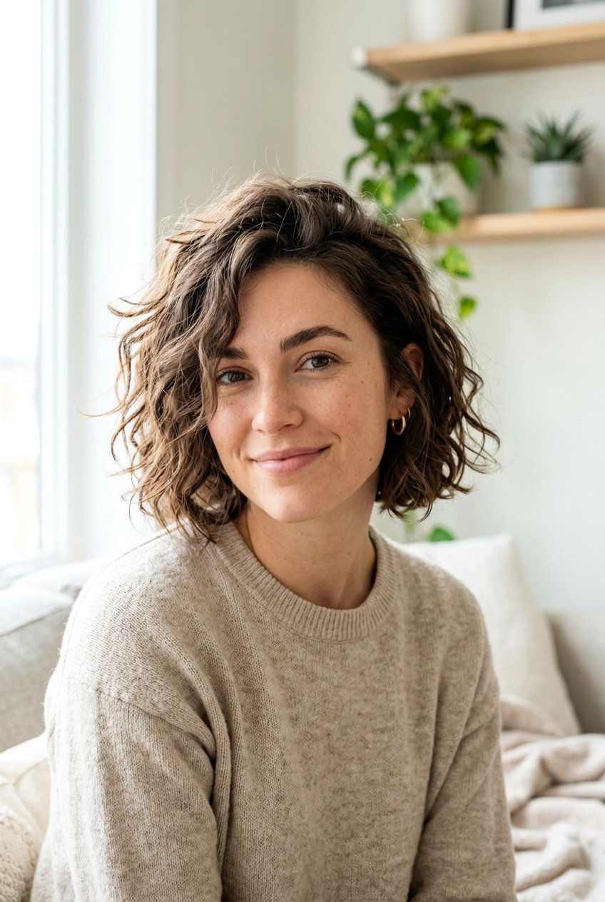 Messy short wavy hair - 20 short wavy hairstyles - 20 short wavy hairstyles