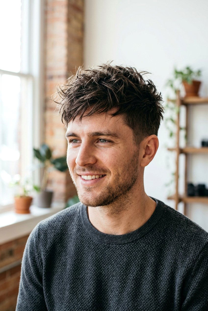 Messy textured crop - 20 textured crop haircut - 20 textured crop haircut