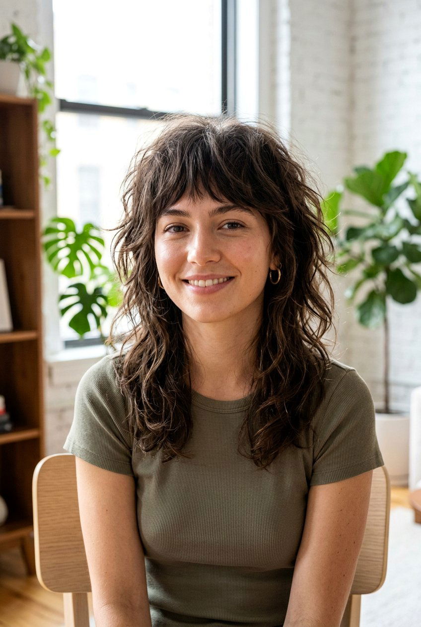 Messy wolf cut - 20 wolf cut for women - 20 wolf cut for women