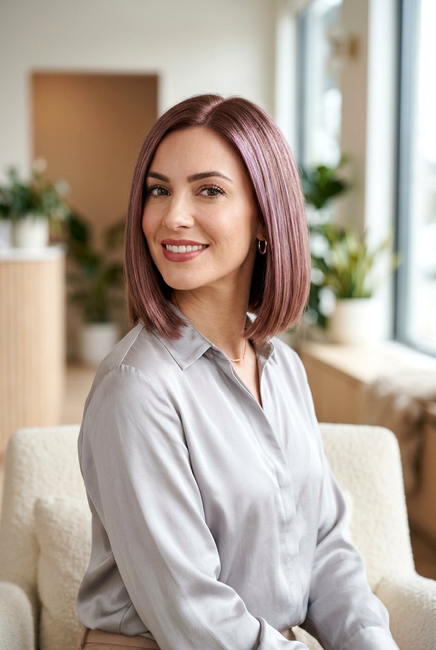 Metallic Rose Brown - 20 rose brown hair color for mature women - 20 rose brown hair color for mature women