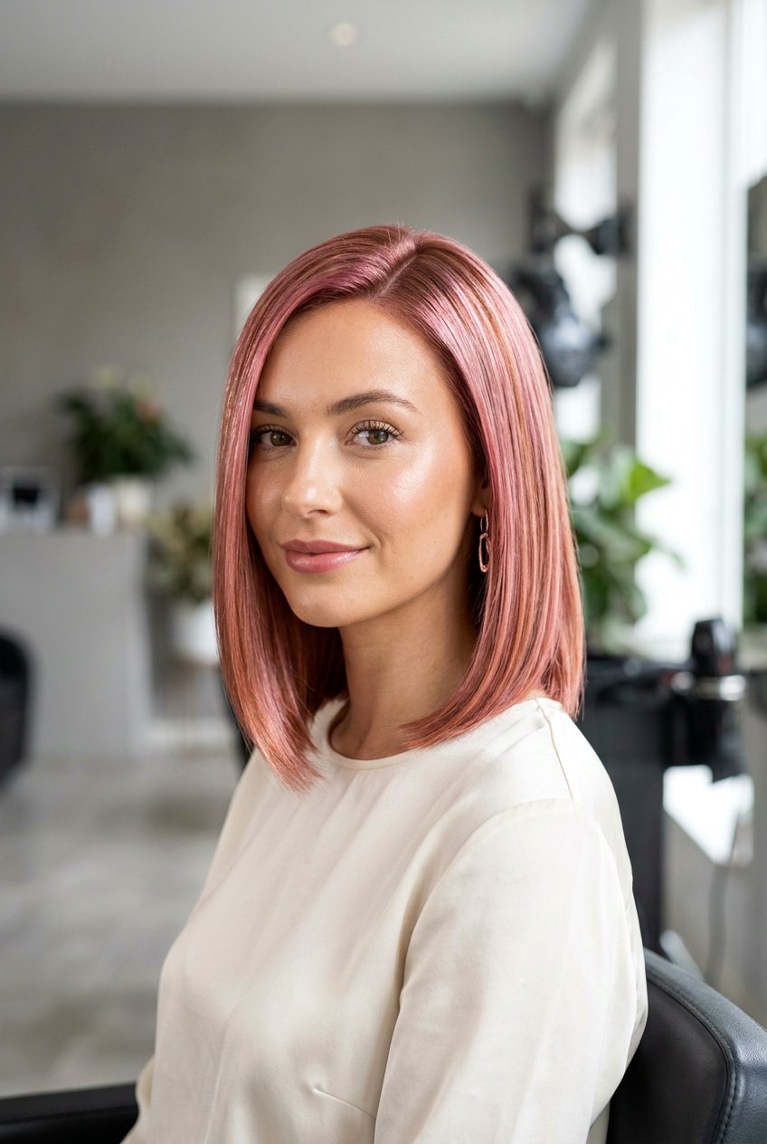 Metallic Rose Gold - 20 rose gold hair color - 20 rose gold hair color