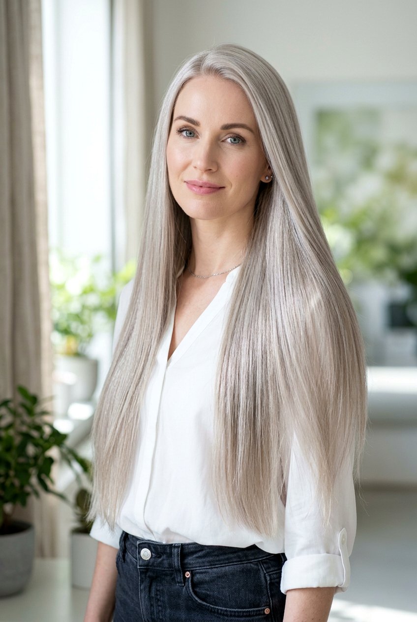 Metallic Silver Blonde Hair Color - 20 metallic silver hair color - 20 metallic silver hair color