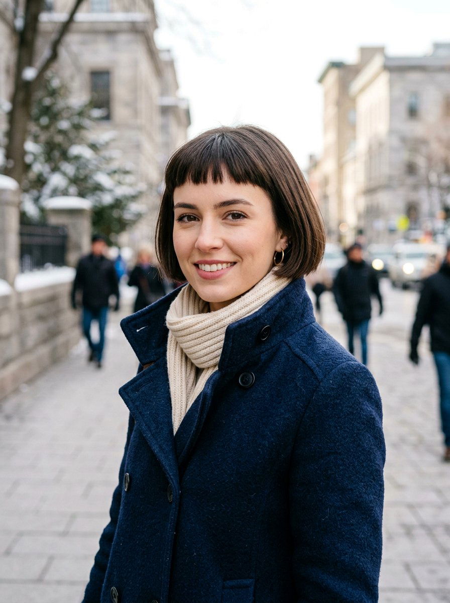 Micro Bang Bob - 20 pinterest haircut ideas for women - 20 pinterest haircut ideas for women