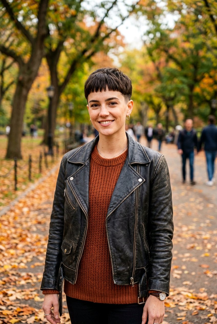 Micro Bang Pixie - 20 low maintenance haircut for college girls - 20 low maintenance haircut for college girls