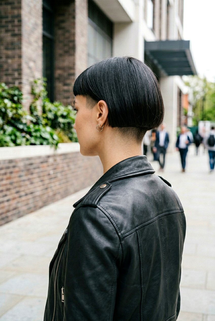 Micro Bangs Bob With Undercut - 20 micro bangs bob haircut - 20 micro bangs bob haircut