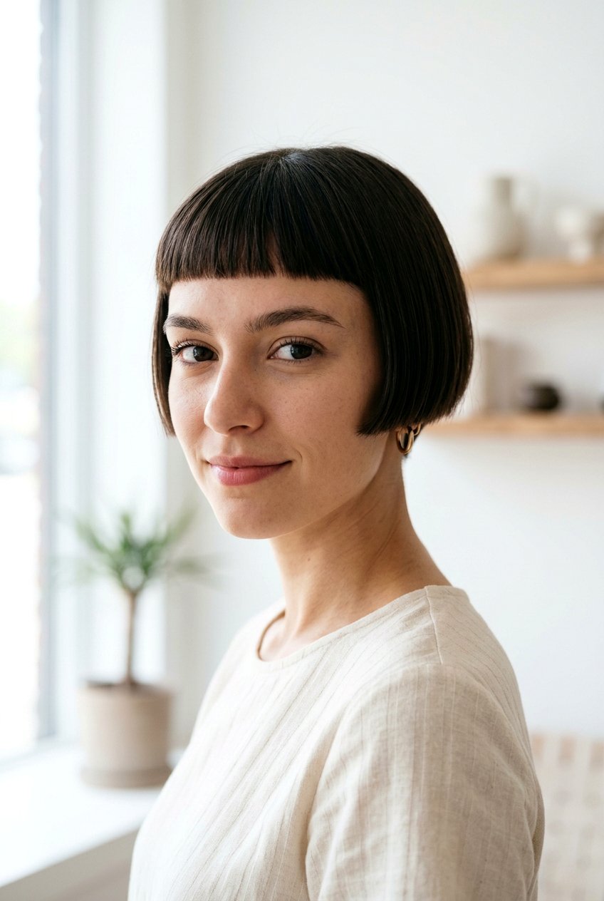 Micro Bob Haircut With Fringe - 20 micro bangs bob haircut - 20 micro bangs bob haircut