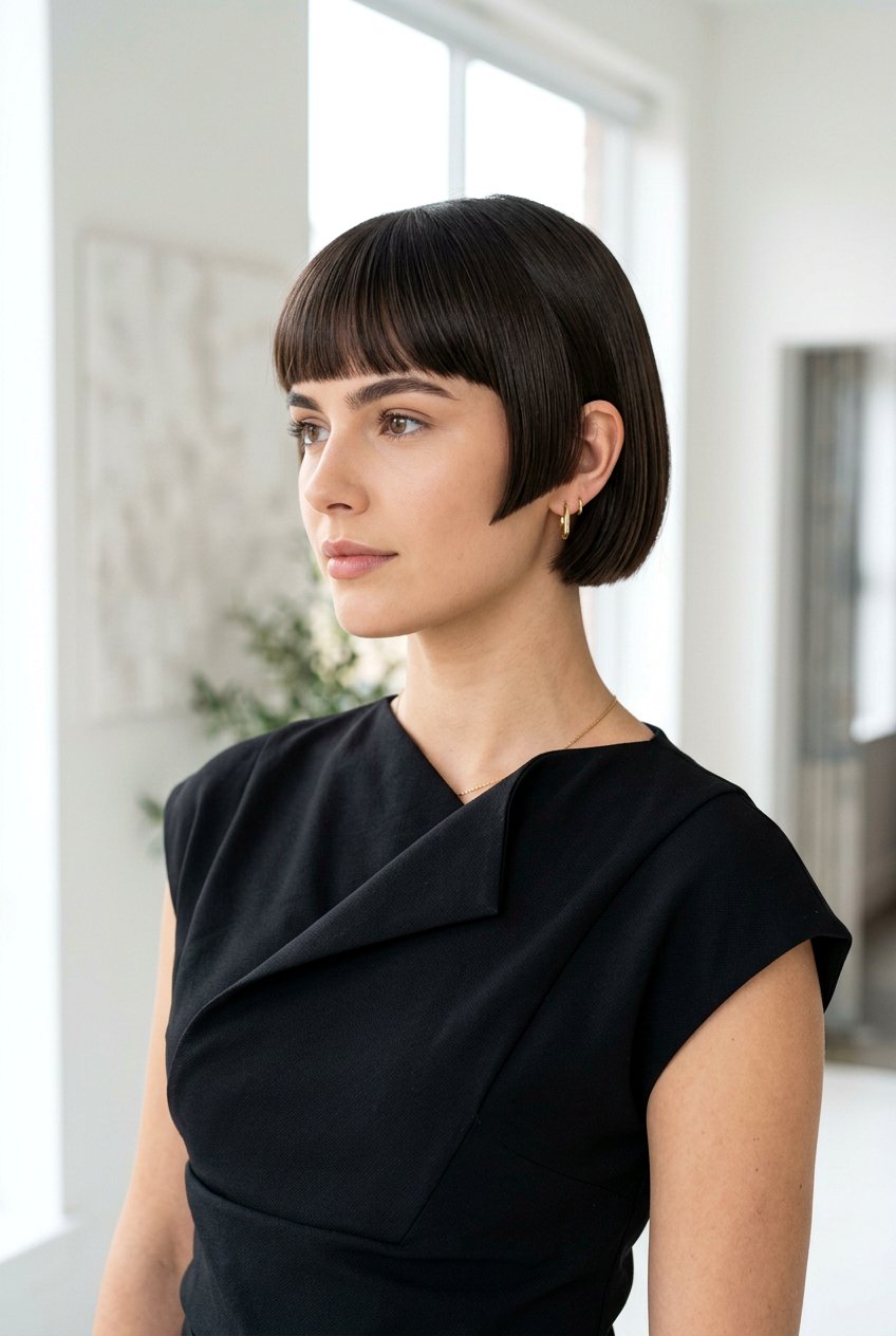 Micro Bob - 20 clean girl bob hairstyle - 20 clean girl bob hairstyle