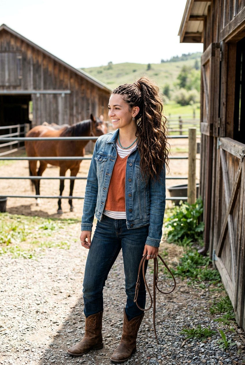 20 Stunning Western Braid Ponytail Hairstyles for Women