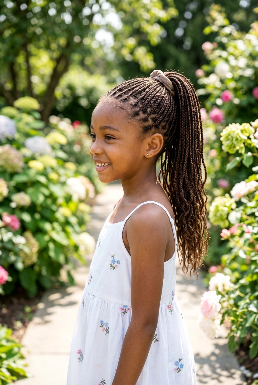 Micro Braided Ponytail - 20 back to school braided ponytail - 20 back to school braided ponytail